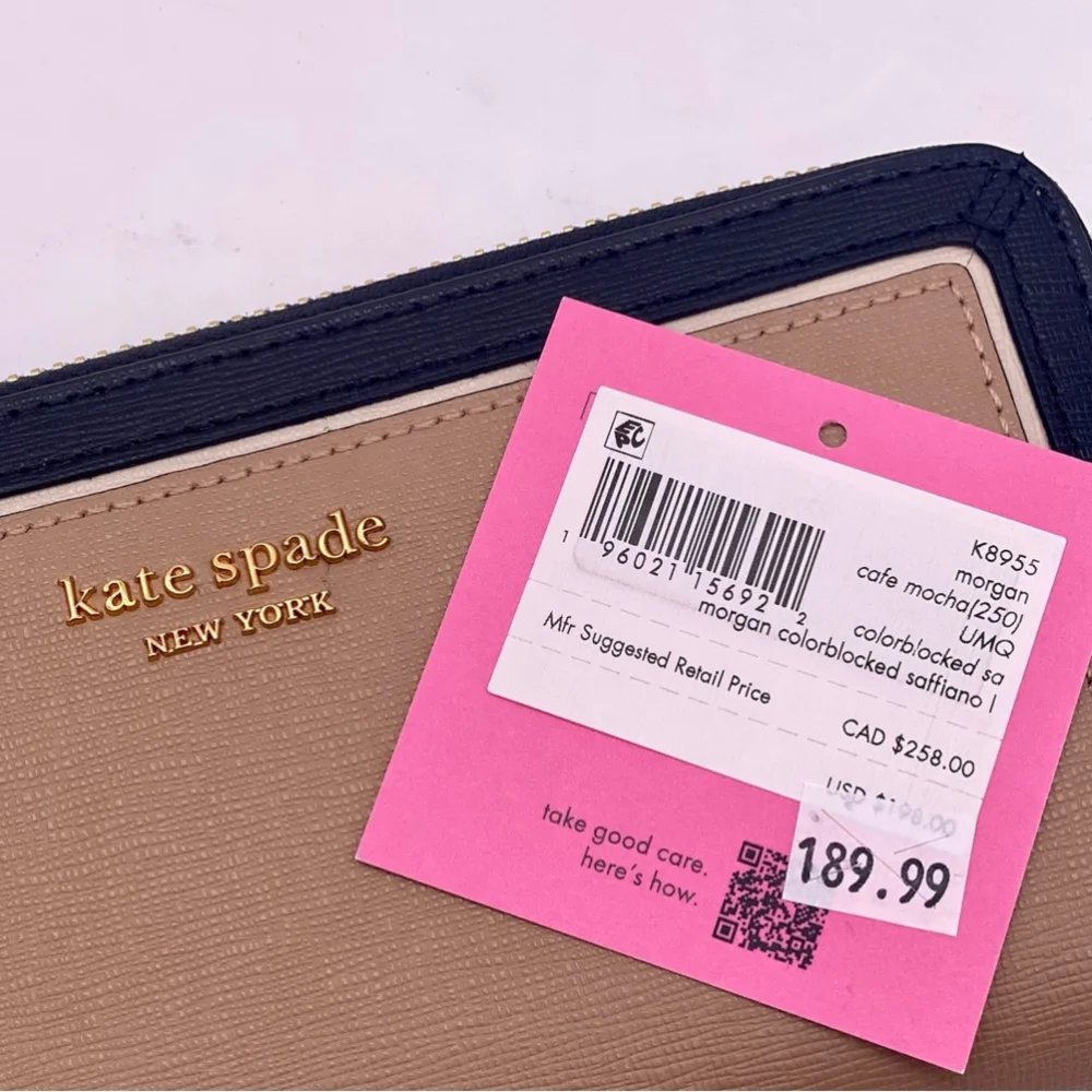 Kate Spade Morgan Continental Wallet Cafe Mocha